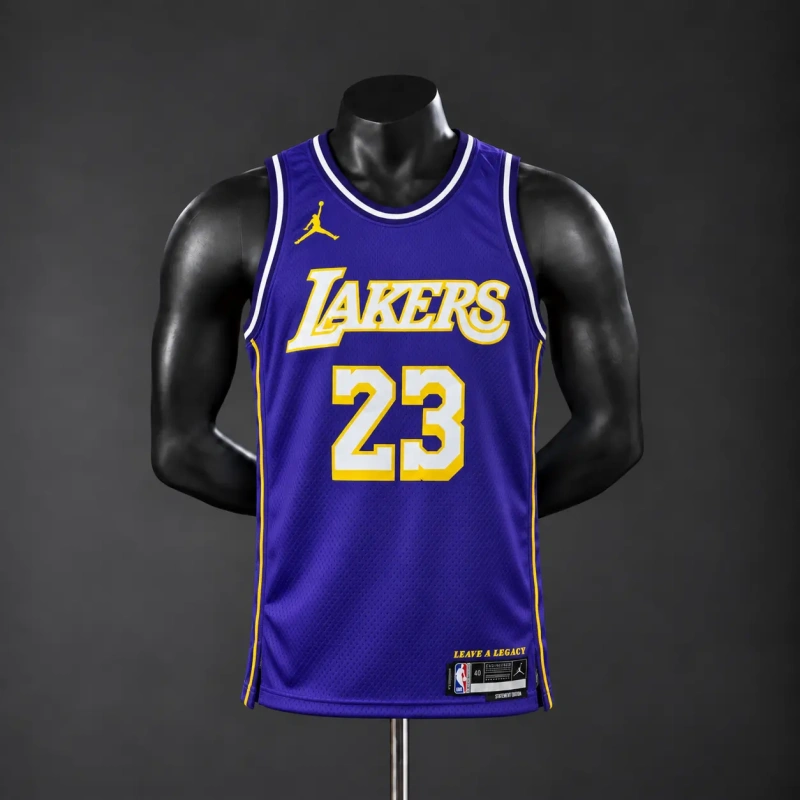 Los Angeles Lakers 2026 limited NBA Silk Basketball Jersey - Purple #23 JAMES