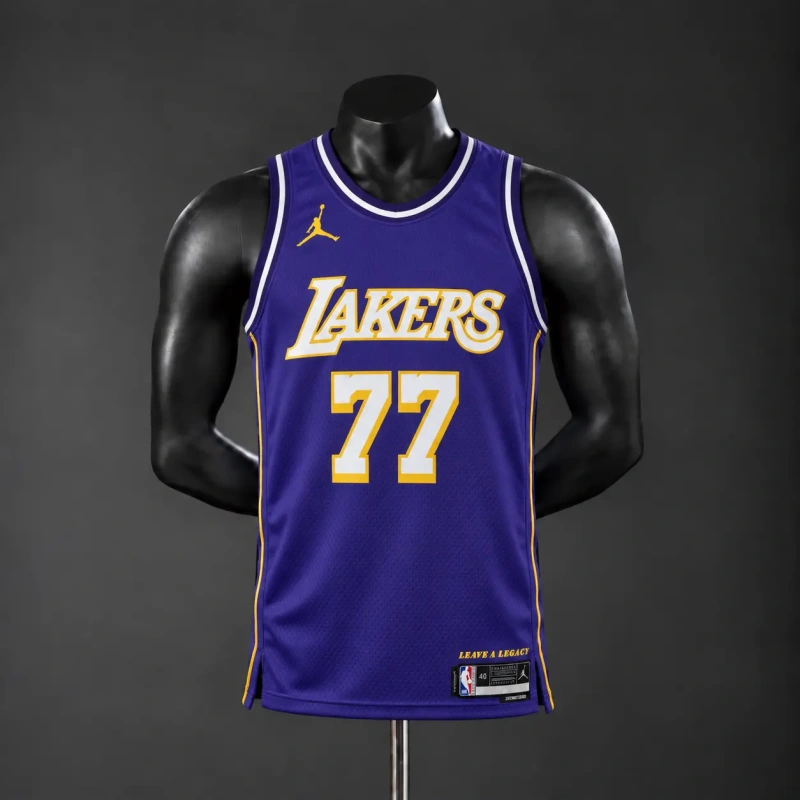 Los Angeles Lakers 2026 limited NBA Silk Basketball Jersey - Purple #77 DONČIĆ