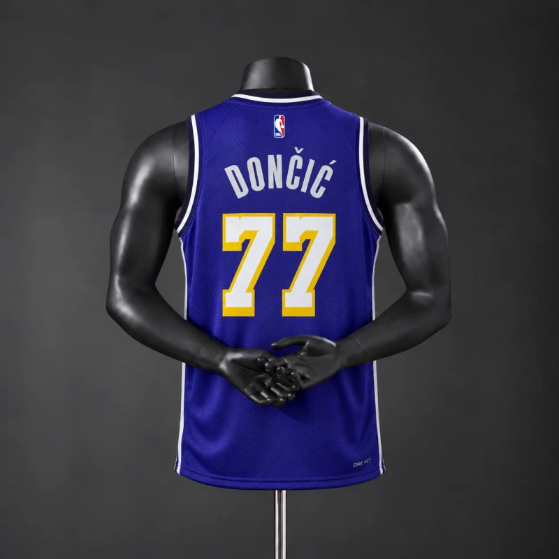 Los Angeles Lakers 2026 limited NBA Silk Basketball Jersey - Purple #77 DONČIĆ