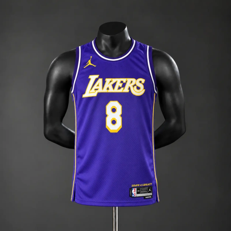 Los Angeles Lakers 2026 limited NBA Silk Basketball Jersey - Purple #8 Bryant