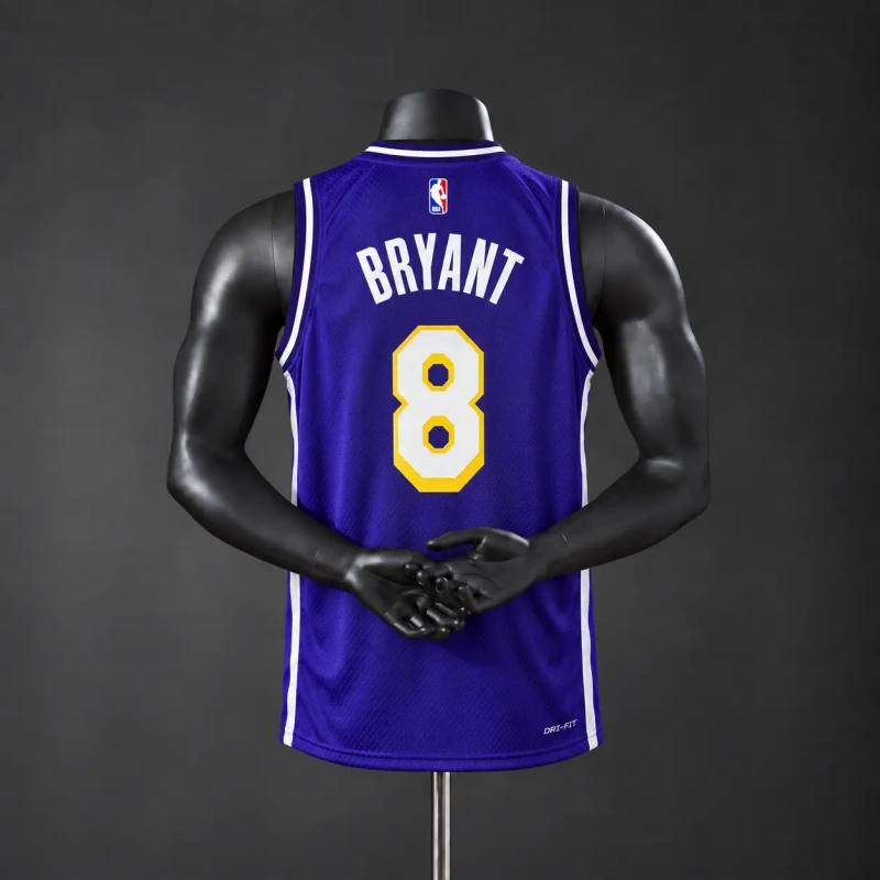 Los Angeles Lakers 2026 limited NBA Silk Basketball Jersey - Purple #8 Bryant