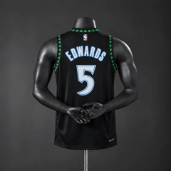 Minnesota Timberwolves 2026 Classics NBA Silk Basketball Jersey - Black #5 Edwards