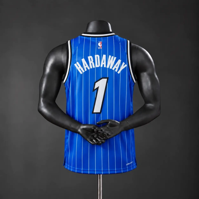 Orlando Magic 2026 NBA Silk Basketball Jersey - Blue #1 Hardaway