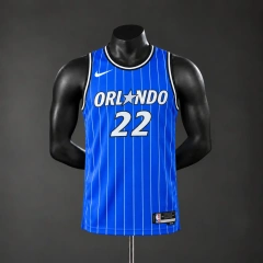 Orlando Magic 2026 NBA Silk Basketball Jersey - Blue #22 Wagner