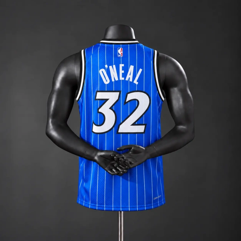 Orlando Magic 2026 NBA Silk Basketball Jersey - Blue #32 O'Neal