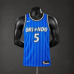 Orlando Magic 2026 NBA Silk Basketball Jersey - Blue #5 Banchero