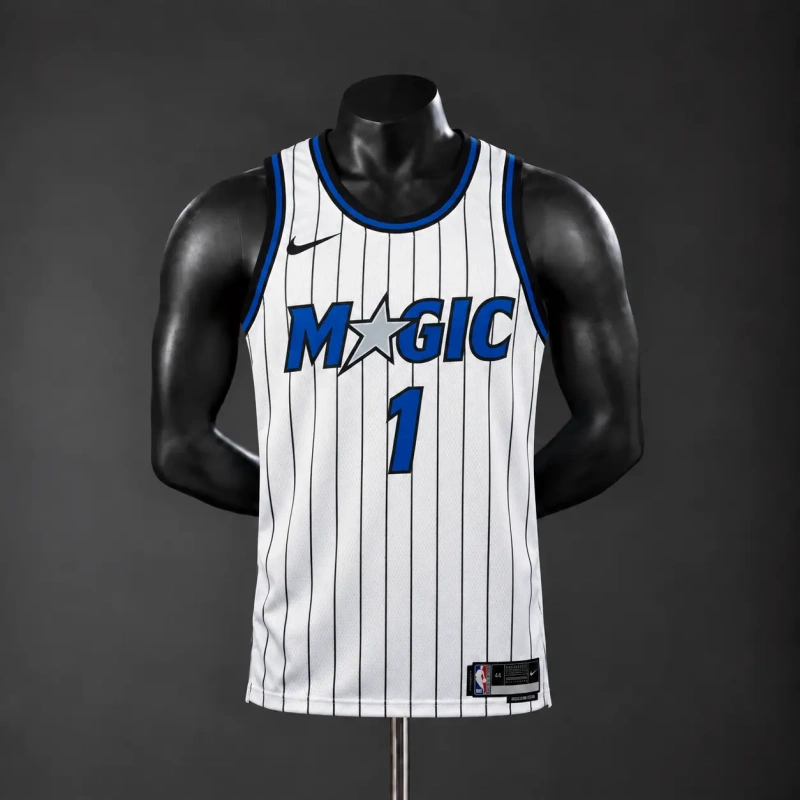 Orlando Magic 2026 NBA Silk Basketball Jersey - White #1 HARDAWAY