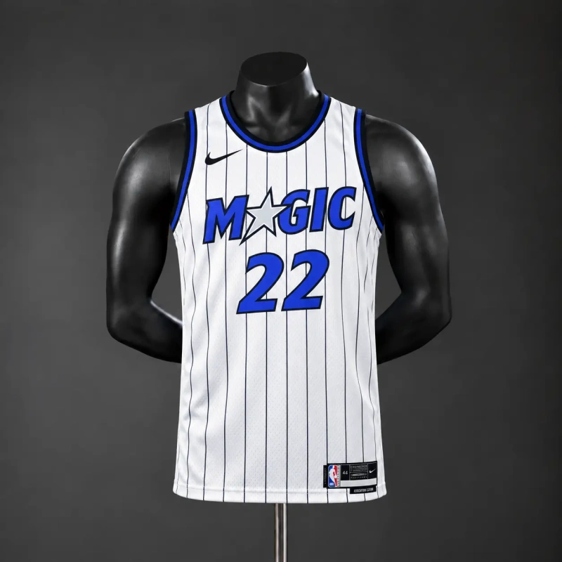 Orlando Magic 2026 NBA Silk Basketball Jersey - White #22 Wagner