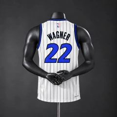 Orlando Magic 2026 NBA Silk Basketball Jersey - White #22 Wagner