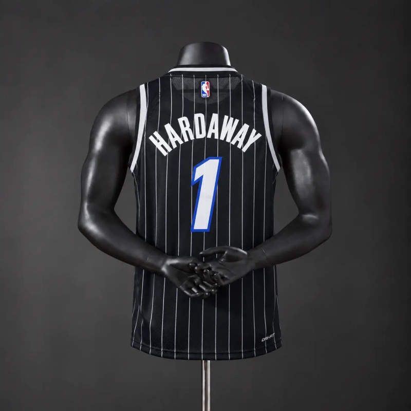 Orlando Magic 2026 limited NBA Silk Basketball Jersey - Black #1 Hardaway