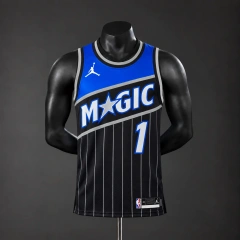 Orlando Magic 2026 limited NBA Silk Basketball Jersey - Black #1 Hardaway