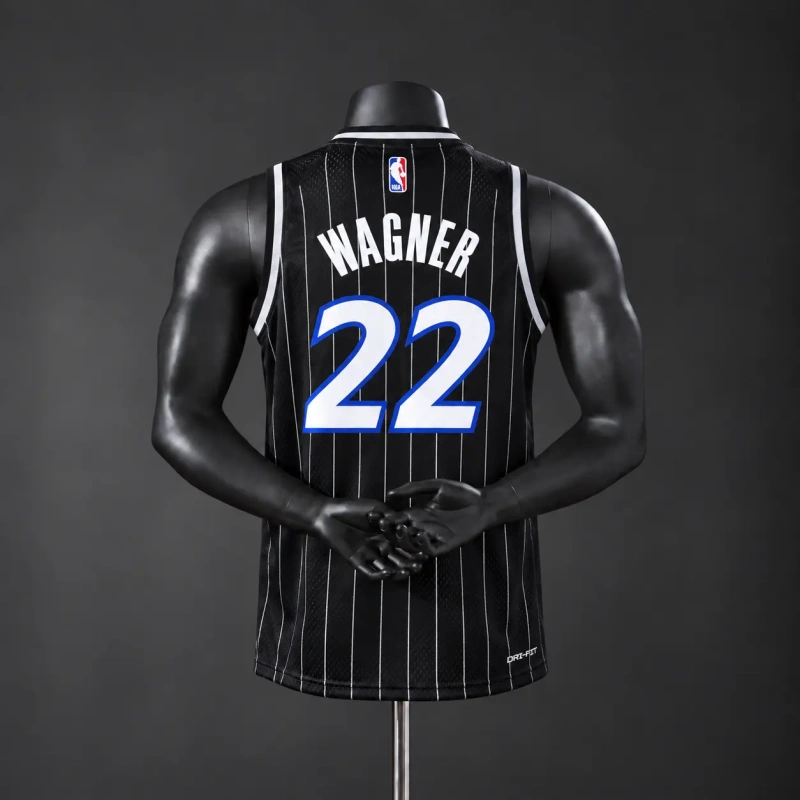 Orlando Magic 2026 limited NBA Silk Basketball Jersey - Black #22 Wagner