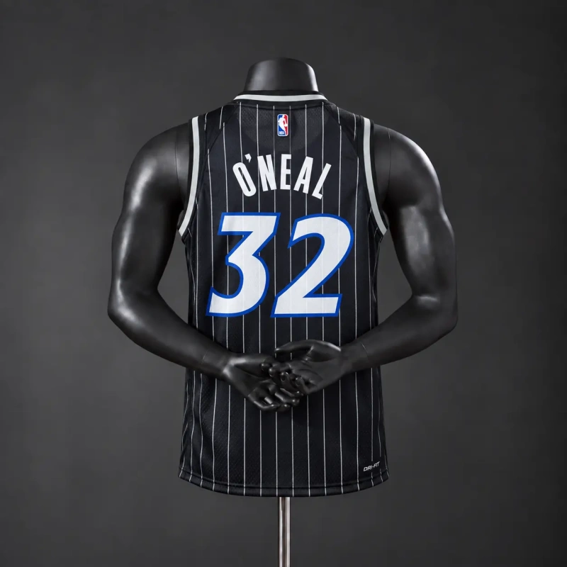 Orlando Magic 2026 limited NBA Silk Basketball Jersey - Black #32 O'Neal