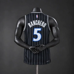 Orlando Magic 2026 limited NBA Silk Basketball Jersey - Black #5 Banchero