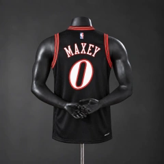Philadelphia 76ers 2026 Classics NBA Silk Basketball Jersey - Black #0 Maxey