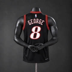 Philadelphia 76ers 2026 Classics NBA Silk Basketball Jersey - Black #8 GEORGE