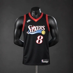 Philadelphia 76ers 2026 Classics NBA Silk Basketball Jersey - Black #8 GEORGE