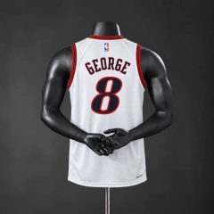 Philadelphia 76ers 2026 Classics NBA Silk Basketball Jersey #8 GEORGE White