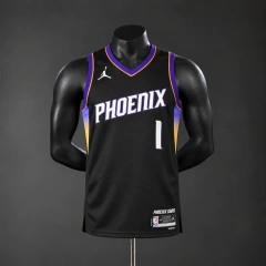Phoenix Suns 2026 limited NBA Silk Basketball Jersey - Black #1 Booker