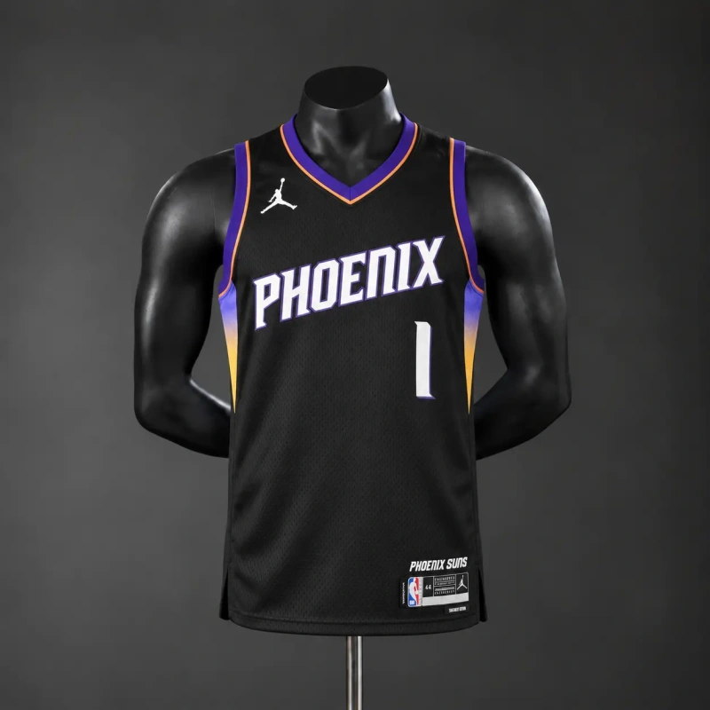 Phoenix Suns 2026 limited NBA Silk Basketball Jersey - Black #1 Booker