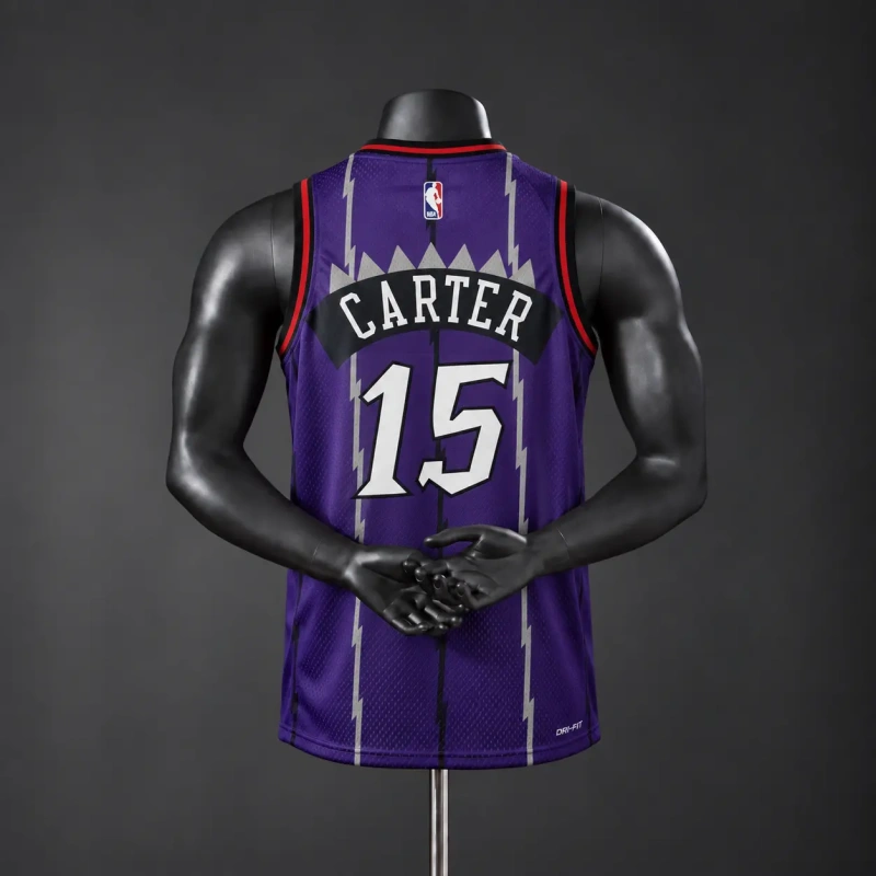 Toronto Raptors 2026 Classics NBA Silk Basketball Jersey - Purple #15 Carter