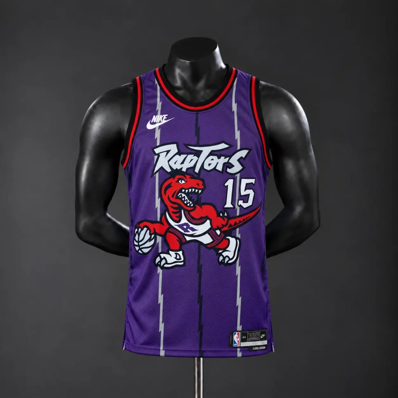 Toronto Raptors 2026 Classics NBA Silk Basketball Jersey - Purple #15 Carter