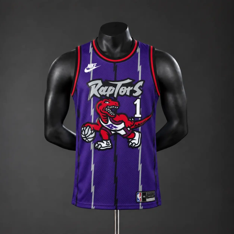 Toronto Raptors 2026 Classics NBA Silk Basketball Jersey - Purple #1 McGRADY