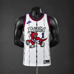 Toronto Raptors 2026 Classics NBA Silk Basketball Jersey - White #1 McGRADY