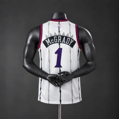 Toronto Raptors 2026 Classics NBA Silk Basketball Jersey - White #1 McGRADY