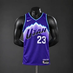 Utah Jazz 2026 NBA Silk Basketball Jersey - Purple #23 Markkanen