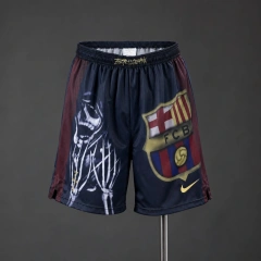 Barcelona 00/01 Home Retro Skeleton Shorts