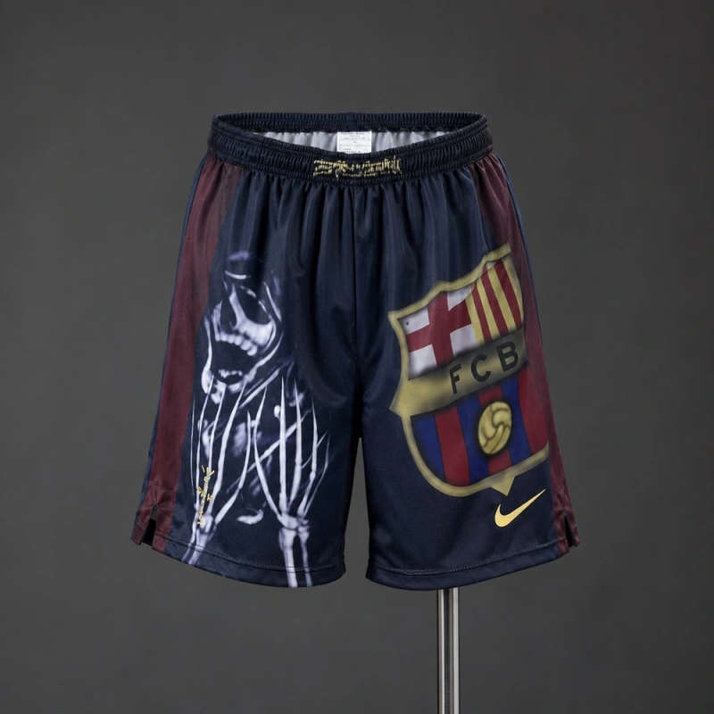 Barcelona 00/01 Home Retro Skeleton Shorts