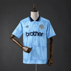 Manchester City 89/91 Home Retro Jersey