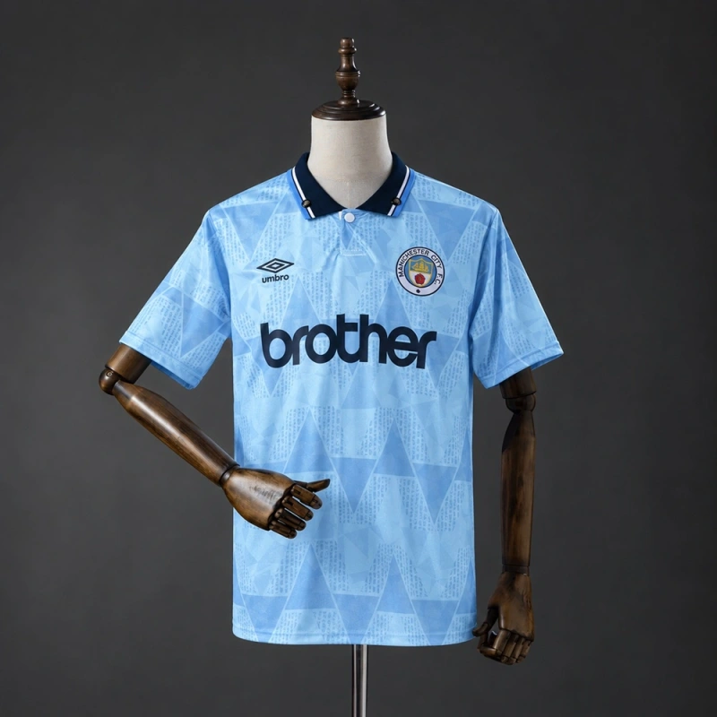 Manchester City 89/91 Home Retro Jersey