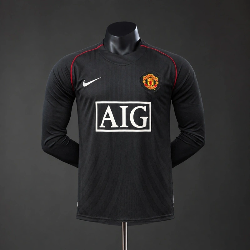Manchester United 0708 Away Player Version Retro Jersey