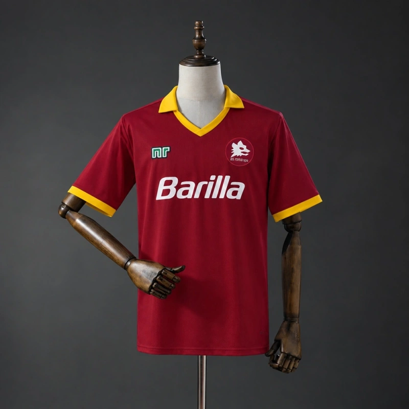 AS Roma 89/90 Home Retro Jersey