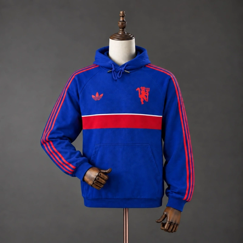 Manchester United 26/27 Hoodie Blue