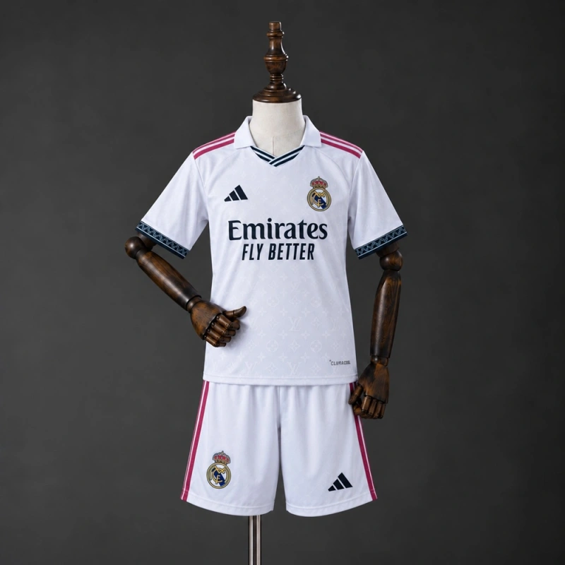 Real Madrid X LV 26/27 Co-branded Kids Kit White
