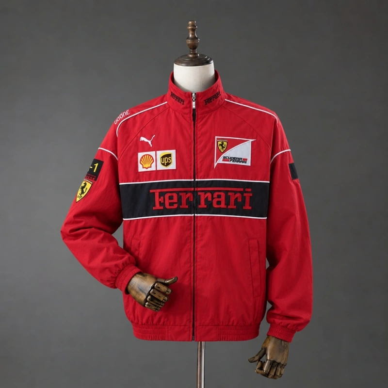 Scuderia Ferrari F1 Retro Full-Zip Jacket