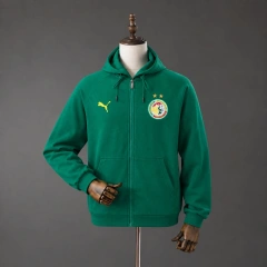 Senegal 2026 Full-Zip Hooded Jacket Green