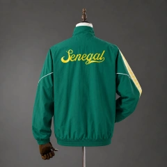 Senegal 2026 Full-Zip Hooded Jacket Green