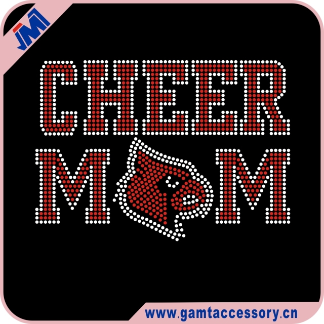 Cheer  hotfix rhinestones transfers T001118