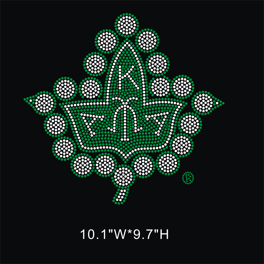 Bling AKA(Alpha Kappa Alpha Sorority) Rhinestone Transfers for Clothing