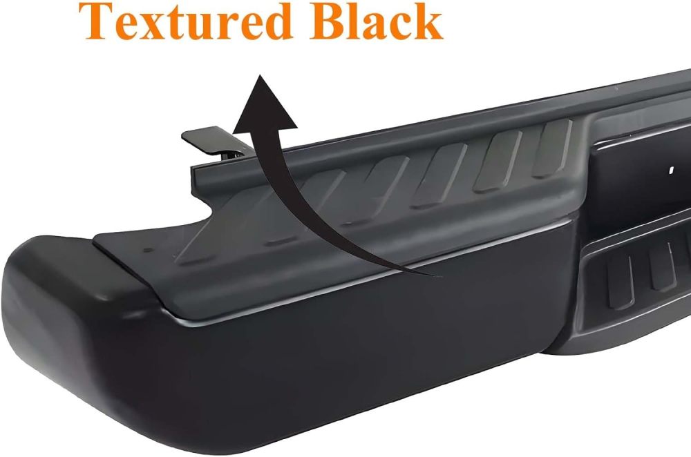 Rear Bumper Step Bumper Compatible with 2005-2021 Nissan Frontier w/o Sensor, Replace OE# NI1103115, Matte Black