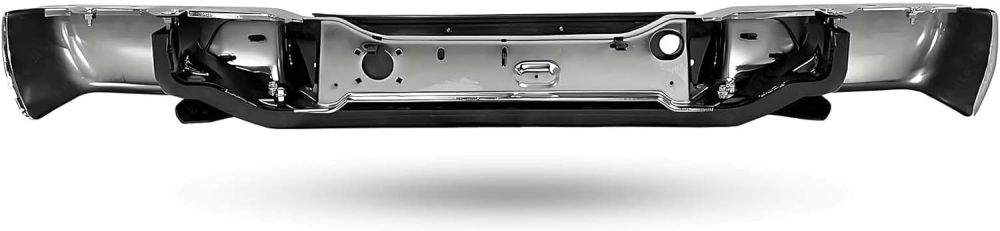 Rear Bumper Step Bumper Compatible with 2004-2007 Chevy Colorado GMC Canyon Pickup GM1103145 W/O Sensor Holes, Chrome