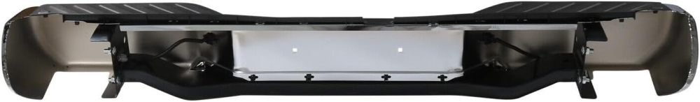 Rear Step Bumper Rear Bumper Compatible with 2005-2021 Nissan Frontier w/o Sensor Hole, Replace OE#NI1103114, Chrome