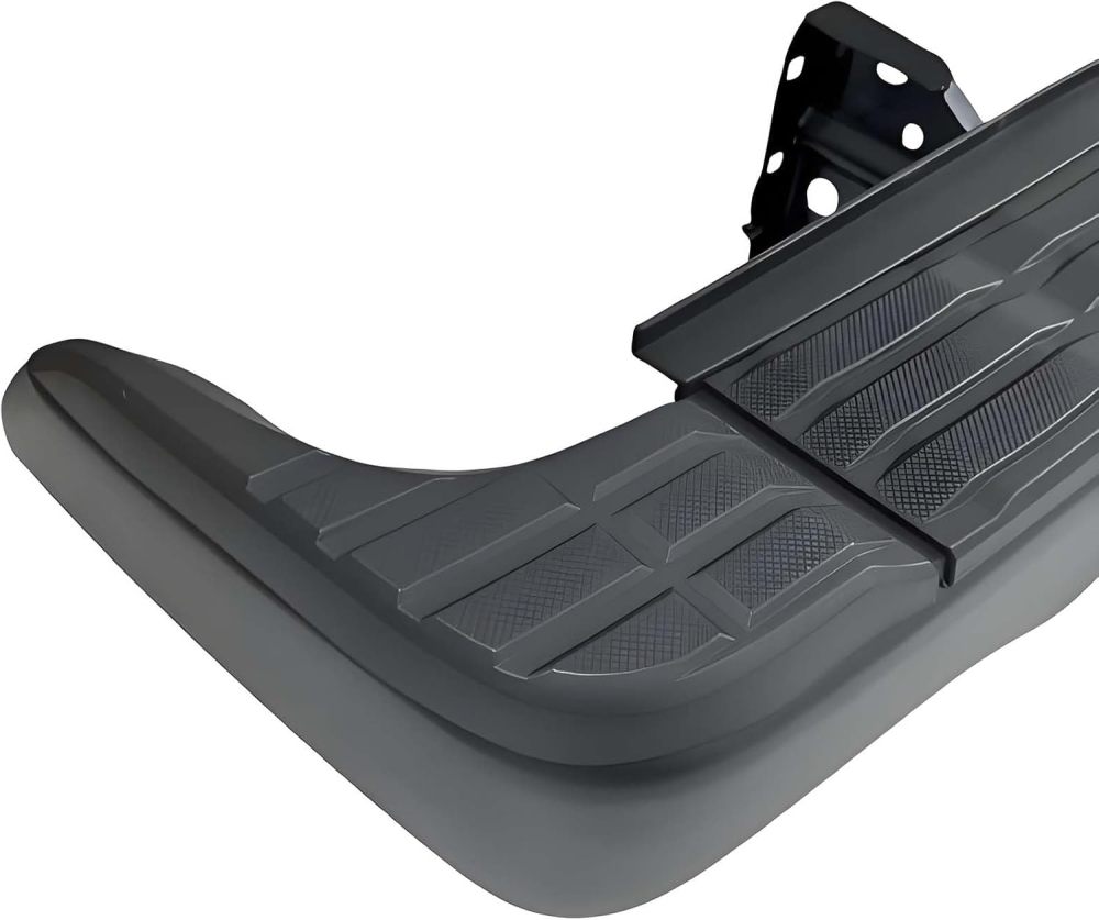 Rear Bumper Assembly Compatible with 2014-2022 Toyota Tundra w/o Sensor Hole Steel Bumper, Textured Black