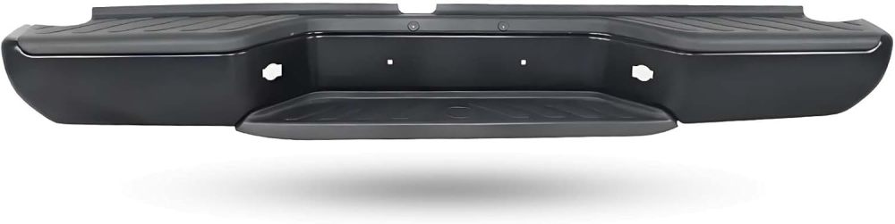 Rear Bumper Step Bumper Compatible with 2005-2021 Nissan Frontier w/o Sensor, Replace OE# NI1103115, Matte Black