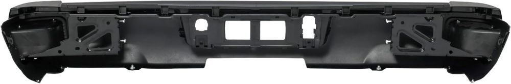 Rear Bumper Step Bumper Assembly Compatible with 2014-2018 Chevy Silverado GMC Sierra 1500 W/O SENSOR Hole Texure Black