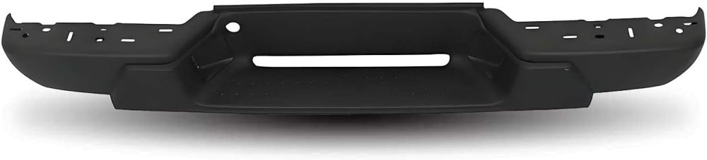 Rear Bumper Step Bumper Compatible with 2004 2005 2006 2007 Chevy Colorado & GMC Canyon W/O Sensor Holes, Replace OE# GM1103145, Matte Black
